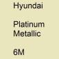 Preview: Hyundai, Platinum Metallic, 6M.